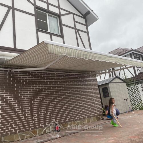 Фотографии выполненных работ компании «ABIE-GROUP» открытой маркизы GS-660.